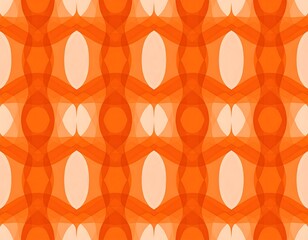Abstract orange and peach repeating pattern