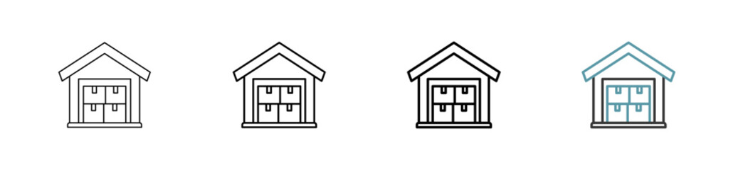 Outline style stock icon set. Available various sizes