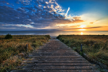 Sound of the Sea - Usedom Baltic Sea Vacation Holidays Sunset Beach Chair Relaxation Time-out...