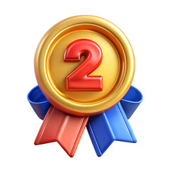 3d icon of 2nd place 
