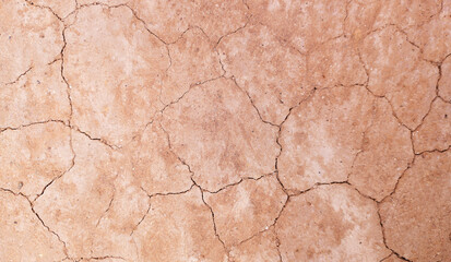 The ground has cracks in the top view for the background