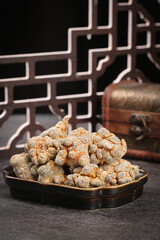 Wenshan Yunnan Panax Pseudoginseng Dried Roots Traditional Chinese Medicine Herbs Display