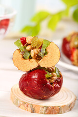 Xinjiang Red Dates Stuffed with Walnuts and Dried Fruits Traditional Chinese Snack