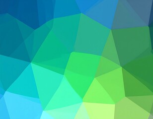 Abstract polygon pattern of vibrant colors