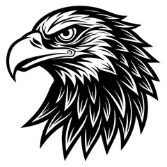 Obraz premium eagle head vector