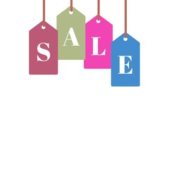 price tag with sale tag