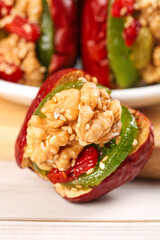 Xinjiang Red Dates Stuffed with Walnuts - Traditional Chinese Dried Fruit Snack