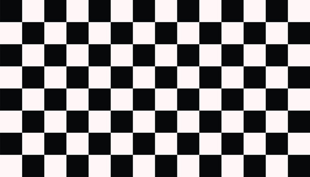 checkerboard icon vector on white background.  pattern, texture, black, white, checkered, geometric, design, background, abstract, chessboard, square, tile, surface, symbol.