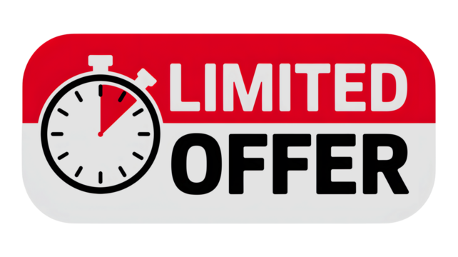 Act now limited offer countdown timer encourages quick purchases