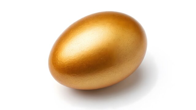 Golden Egg of Potential: A striking golden egg, radiating an aura of luxury and fortune, sits in stark contrast, hinting at the promise of new beginnings and untold wealth.
