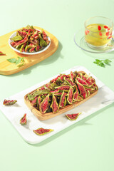 Chinese Candied Fruit Snacks from Shandong Yantai Weihai Production with Green Crystallized Skin...