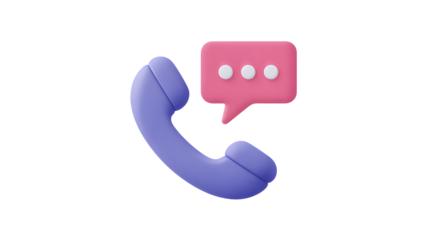 Get in touch icon with a speech bubble for online support services