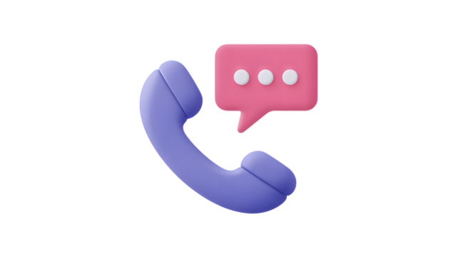 Get in touch icon with a speech bubble for online support services