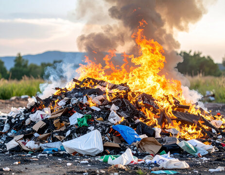 burning garbage causes air pollution