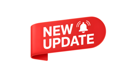 Exciting new update notification banner ready to download and install