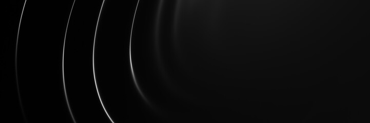 Abstract black wave. Dark ripple background