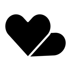 Love Without Borders Vector Glyph Icon Design