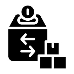 Tariff Chart Vector Glyph Icon Design