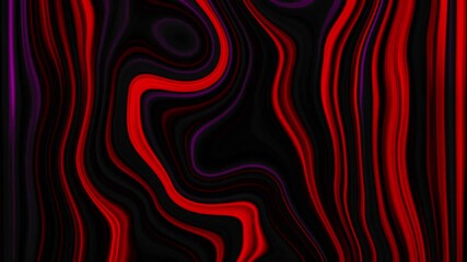 "Abstract red neon liquid waves moving on black background – futuristic glowing fluid art animation with psychedelic motion lines for modern digital design and creative video use" - Powered by Adobe