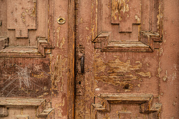 old wooden door