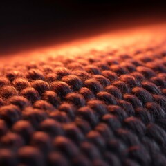 Fototapeta premium tactile wool texture highlighted by warm lighting