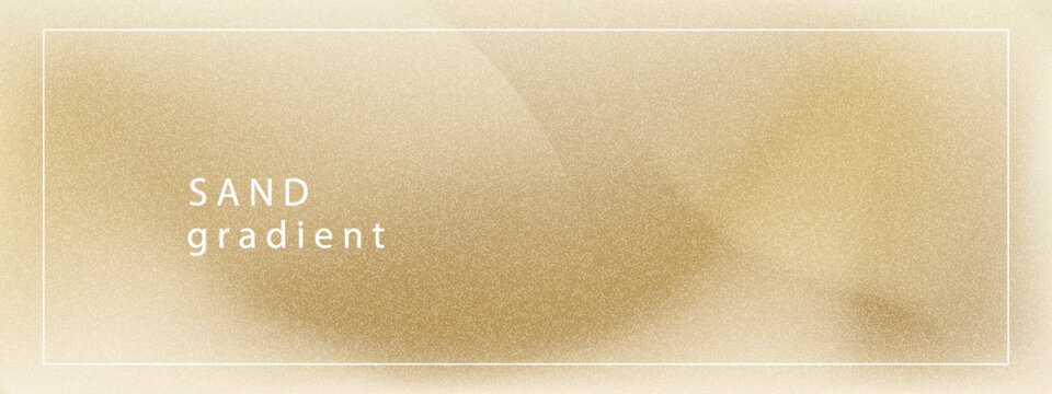Abstract Sand Gradient Background with Soft Textured Design in Beige and Gold Tones. Vector