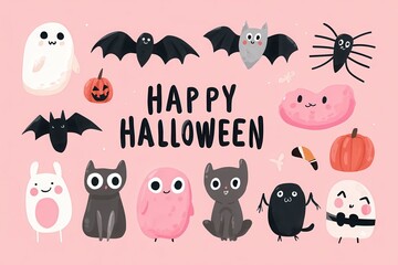 halloween elements collection