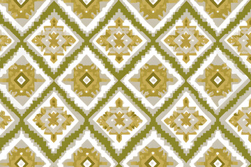 Geometric Pattern for Texture: This eye-catching seamless pattern provides a visually appealing experience. With intricate design and a rich color palette, it elevates any digital or print project.