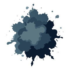 Smoke Effect Ink Splatter