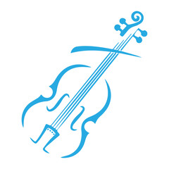 Obraz premium Violin Icon