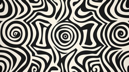 Obraz premium Futuristic Monochrome Vector Art of Dennou Coil Encode Pattern with Digital Cyber Technology Design