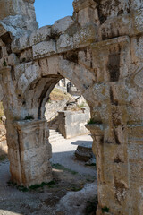 Part of the Amphitheater in Pula, Croatia