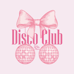 Cherry fruit print. Nature fruit print. Disco club print design apparel. Dance party artwork. Find your perfect pair. Mirror ball with bow artwork.