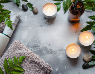 Luxury Spa and Wellness Flat Lay