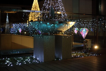 クリスマスのイルミネーション