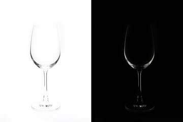 empty wine glass