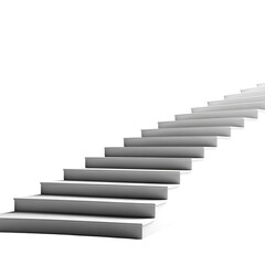 White Staircase Ascending to Light