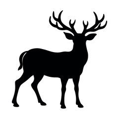 Deer Silhouette Graphic Design