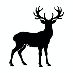 Deer Silhouette Graphic Design