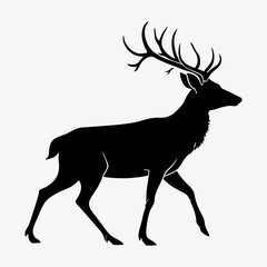 Deer Silhouette Graphic Design