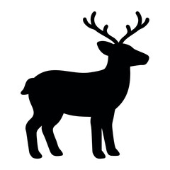 Deer Silhouette Graphic Design