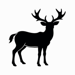 Deer Silhouette Graphic Design