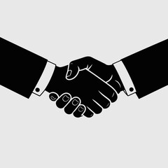 handshake vector illustration