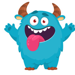 monster; cartoon; Halloween; illustration; character; alien; ghost; design; creature; expression; cute; funny; happy; smiling; yeti; flying; vector; talking; excited; cool; pretty; laughing; creepy; s