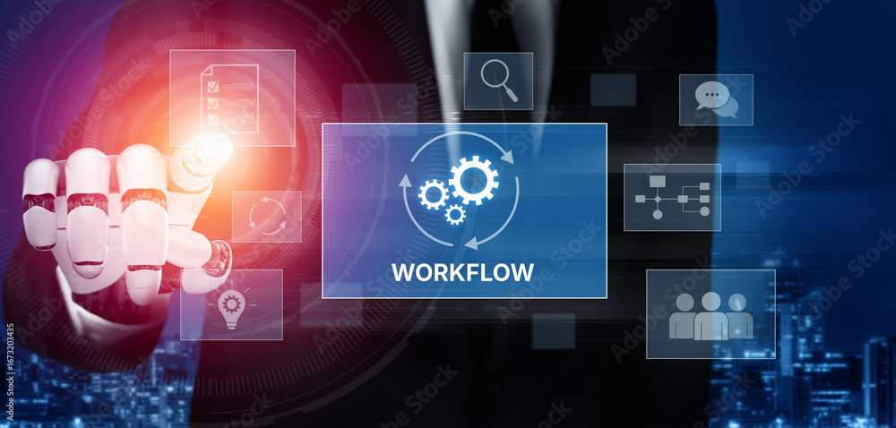 Aufkleber ai streamlines business workflows by automating repetitive tasks, enhancing team coordination, and o