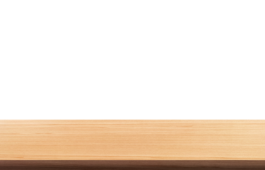 Top view of empty wooden table, product display and advertiser mockup PNG transparent.