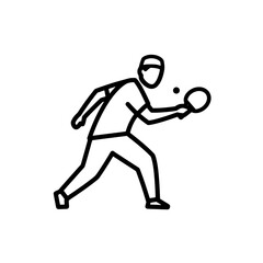 Fototapeta premium Tennis player hitting ball with transparent background