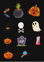 Spooky halloween collection