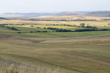 Obraz premium Karamuruntau mountain range landscape