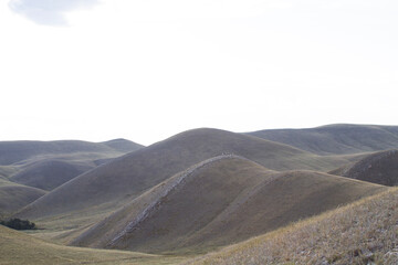 Karamuruntau mountain range landscape